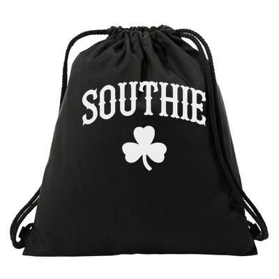 Southie South Boston Massachusetts Drawstring Bag