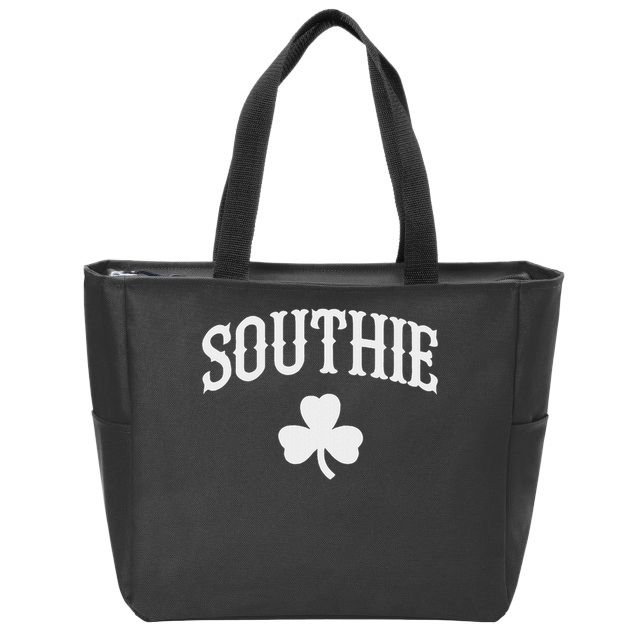 Southie South Boston Massachusetts Zip Tote Bag