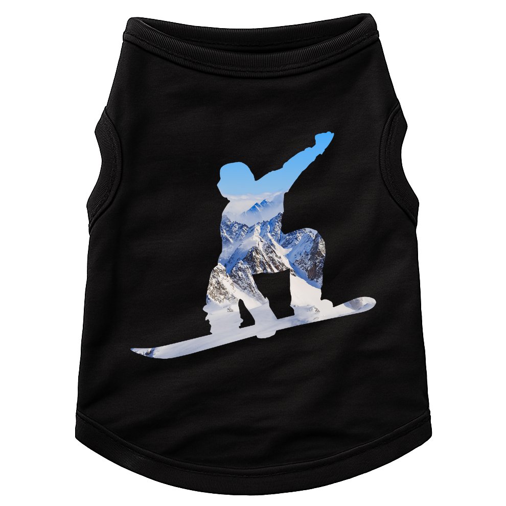 Snow Ski Boarding Sport Doggie Tank