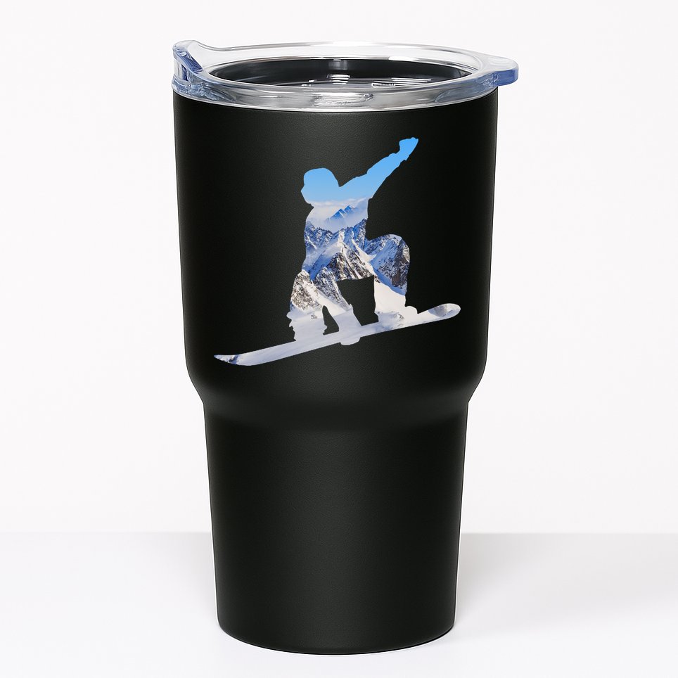 Snow Ski Boarding Sport Tumbler