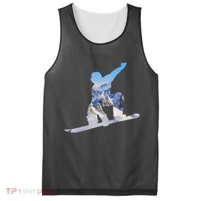 Snow Ski Boarding Sport Mesh Reversible Basketball Jersey Tank