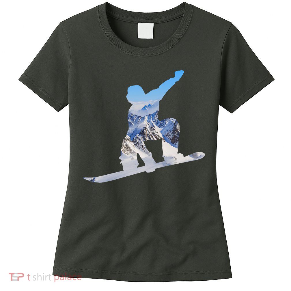 Snow Ski Boarding Sport Women's T-Shirt