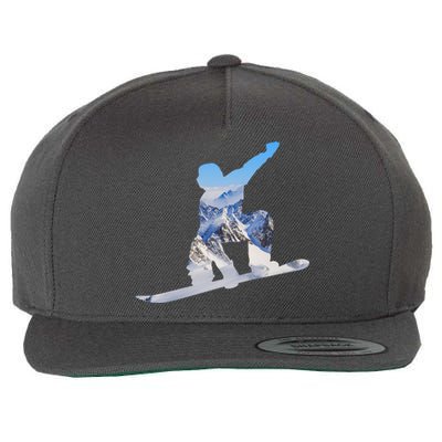 Snow Ski Boarding Sport Wool Snapback Cap