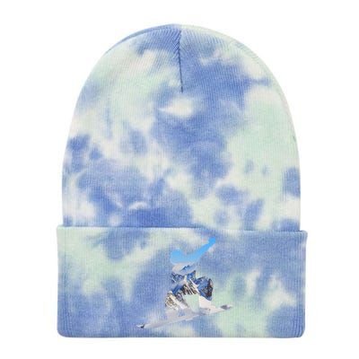 Snow Ski Boarding Sport Tie Dye 12in Knit Beanie