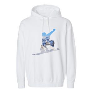 Snow Ski Boarding Sport Garment-Dyed Fleece Hoodie