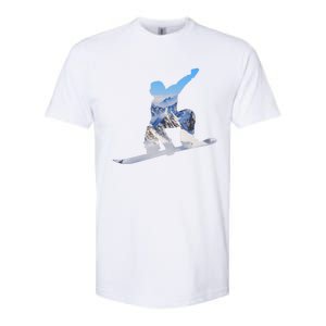 Snow Ski Boarding Sport Softstyle CVC T-Shirt