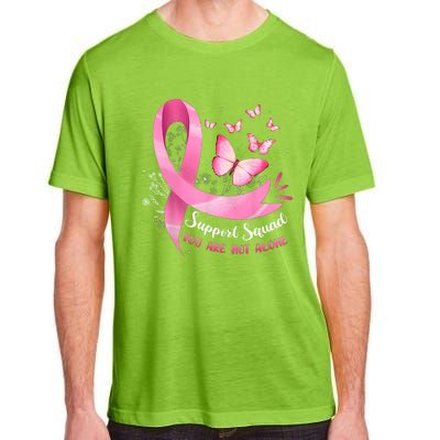 Support Squad Breast Cancer Awareness Pink Ribbon Butterfly Adult ChromaSoft Performance T-Shirt