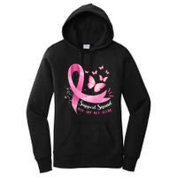 Support Squad Breast Cancer Awareness Pink Ribbon Butterfly Women's Pullover Hoodie