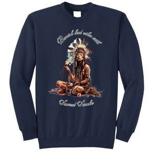 Sacred Smoke Banish Bad Vibes Tall Sweatshirt