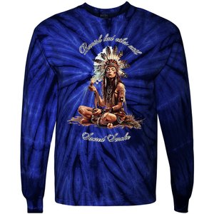 Sacred Smoke Banish Bad Vibes Tie-Dye Long Sleeve Shirt