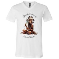 Sacred Smoke Banish Bad Vibes V-Neck T-Shirt