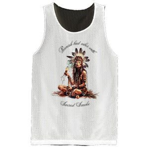 Sacred Smoke Banish Bad Vibes Mesh Reversible Basketball Jersey Tank