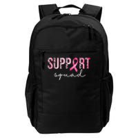 Support Squad Breast Cancer Leopard Ribbon Daily Commute Backpack