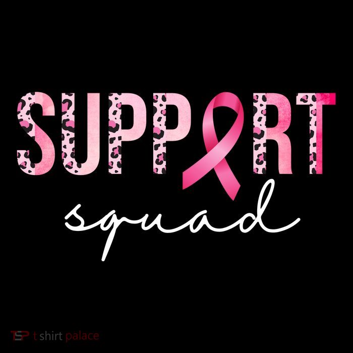 Support Squad Breast Cancer Leopard Ribbon Button