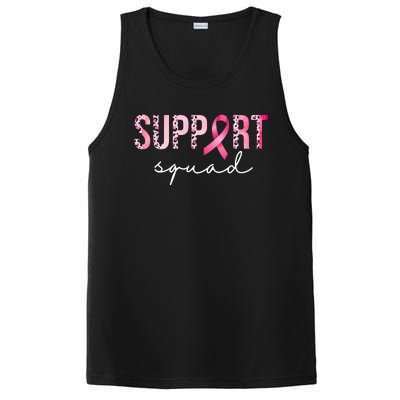 Support Squad Breast Cancer Leopard Ribbon PosiCharge Competitor Tank