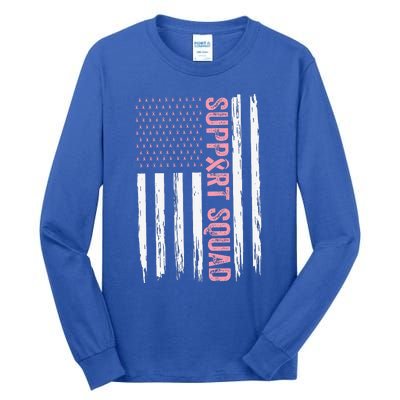 Support Squad Breast Cancer Awareness Tall Long Sleeve T-Shirt