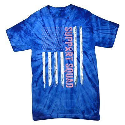 Support Squad Breast Cancer Awareness Tie-Dye T-Shirt