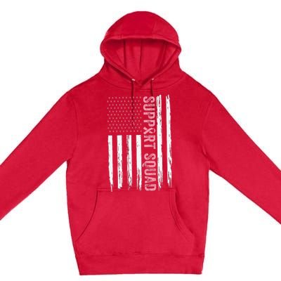 Support Squad Breast Cancer Awareness Premium Pullover Hoodie