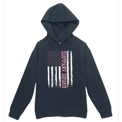 Support Squad Breast Cancer Awareness Urban Pullover Hoodie