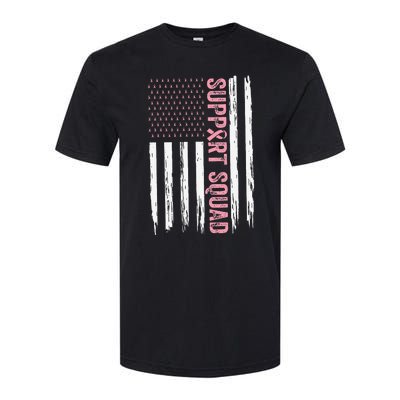 Support Squad Breast Cancer Awareness Softstyle CVC T-Shirt