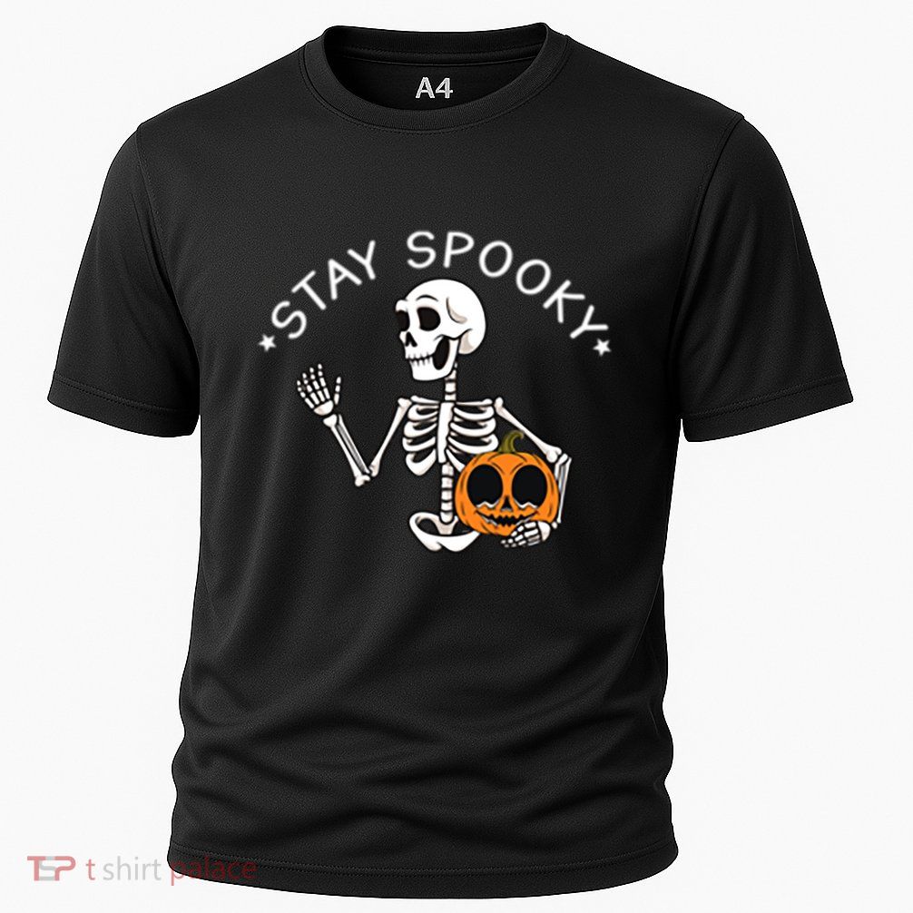 Stay Spooky Boo Cute Ghost Halloween Spooky Season Pocket Gift Performance Shirt