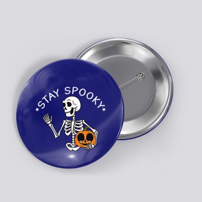 Stay Spooky Boo Cute Ghost Halloween Spooky Season Pocket Gift Button