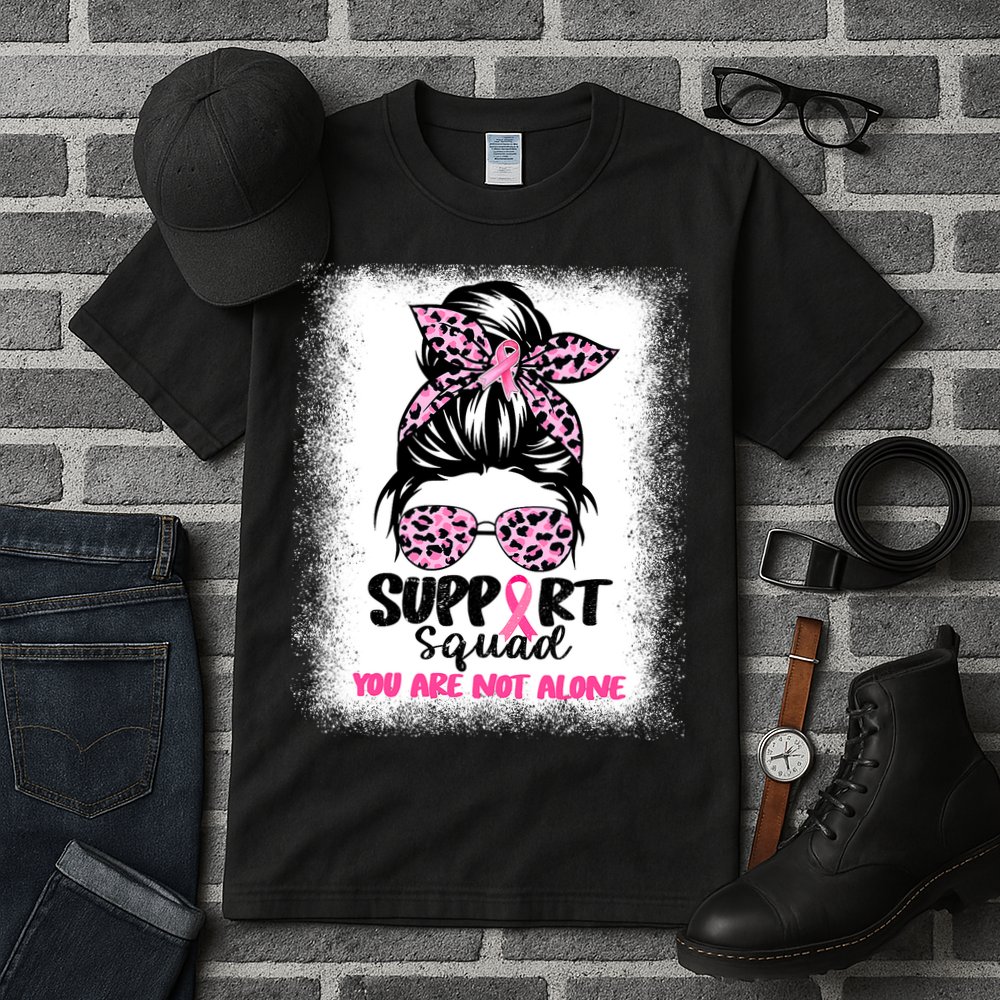 Support Squad Breast Cancer Awareness Tall T-Shirt