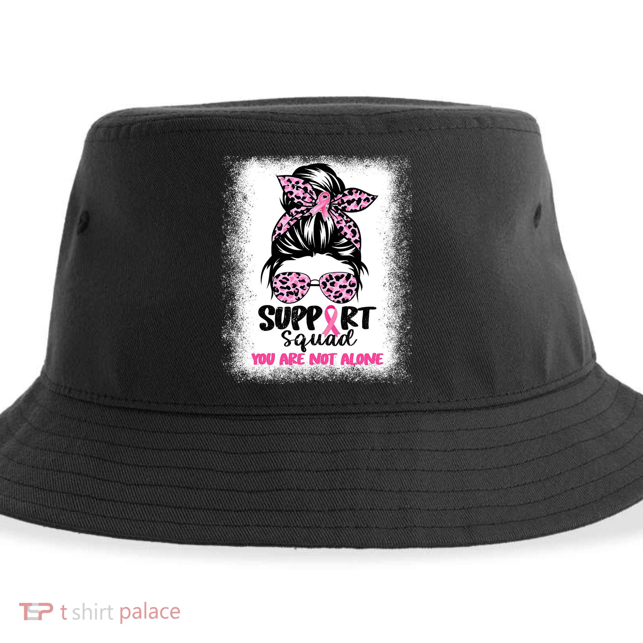 Support Squad Breast Cancer Awareness Sustainable Bucket Hat