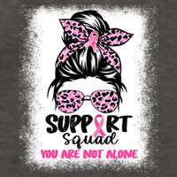 Support Squad Breast Cancer Awareness Vector Backpack