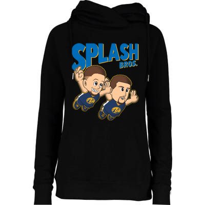 Super Splash Bros 3 Womens Funnel Neck Pullover Hood