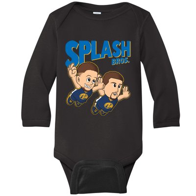 Super Splash Bros 3 Baby Long Sleeve Bodysuit