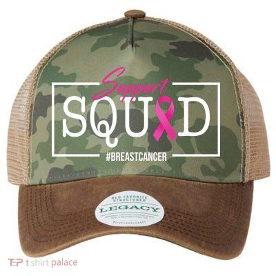 Support Squad Breast Cancer Legacy Tie Dye Trucker Hat