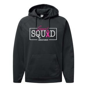 Support Squad Breast Cancer Performance Fleece Hoodie