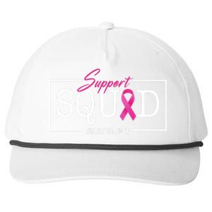 Support Squad Breast Cancer Snapback Five-Panel Rope Hat