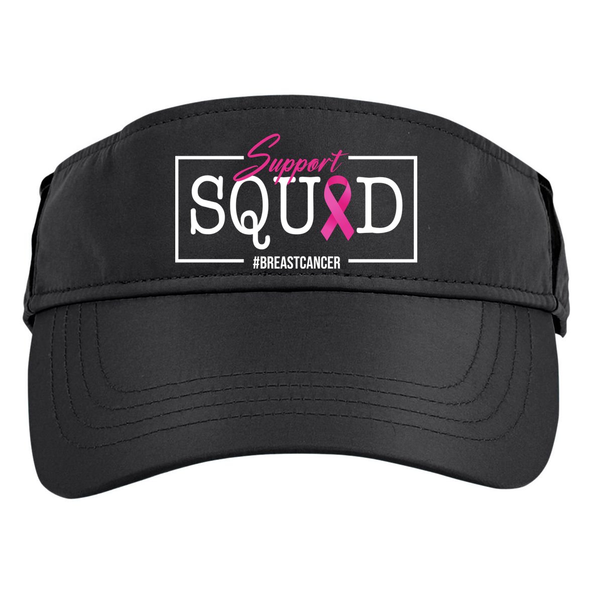 Support Squad Breast Cancer Adult Drive Performance Visor