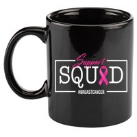 Support Squad Breast Cancer 11oz C Handle Ceramic Mug