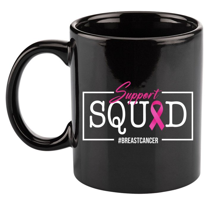 Support Squad Breast Cancer 11oz C Handle Ceramic Mug