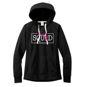 Support Squad Breast Cancer Women's Fleece Hoodie