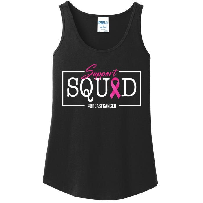 Support Squad Breast Cancer Ladies Essential Tank