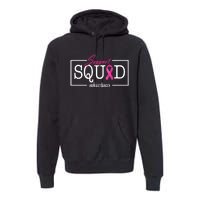 Support Squad Breast Cancer Premium Hoodie