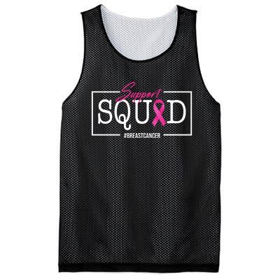 Support Squad Breast Cancer Mesh Reversible Basketball Jersey Tank