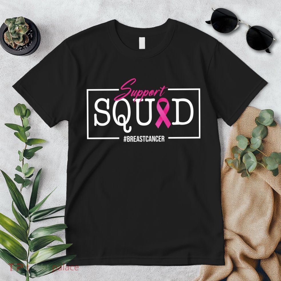 Support Squad Breast Cancer Premium T-Shirt
