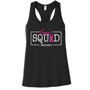 Support Squad Breast Cancer Women's Racerback Tank