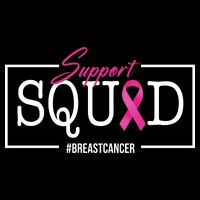 Support Squad Breast Cancer Baby Bodysuit