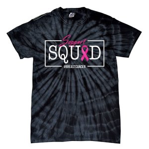 Support Squad Breast Cancer Tie-Dye T-Shirt