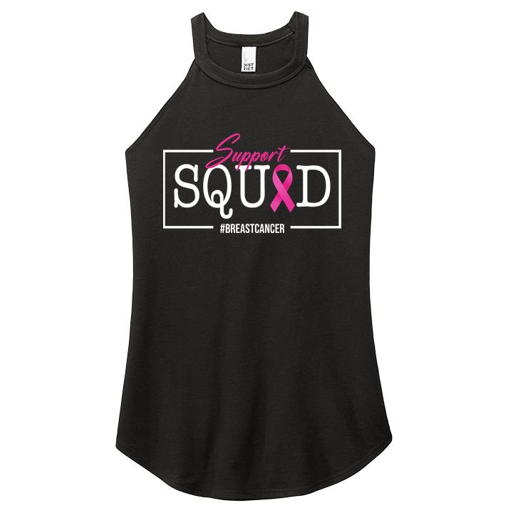 Support Squad Breast Cancer Women's Perfect Tri Rocker Tank