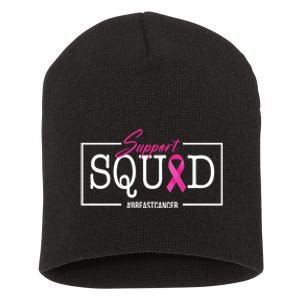 Support Squad Breast Cancer Short Acrylic Beanie