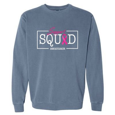 Support Squad Breast Cancer Garment-Dyed Sweatshirt