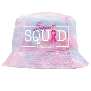 Support Squad Breast Cancer Tie-Dyed Bucket Hat