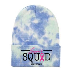 Support Squad Breast Cancer Tie Dye 12in Knit Beanie